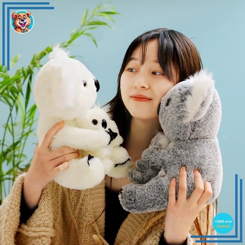 Peluche koala avec bébé – Image 4