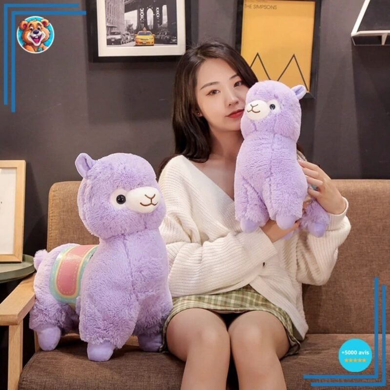 Peluche lama violet – Image 3