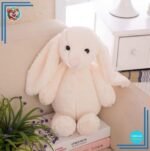 Peluche lapin blanc Kawaii