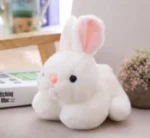 Peluche lapin blanc tout doux