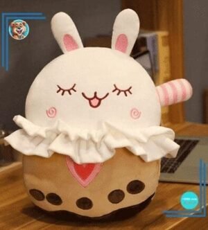 Peluche lapin joyeux