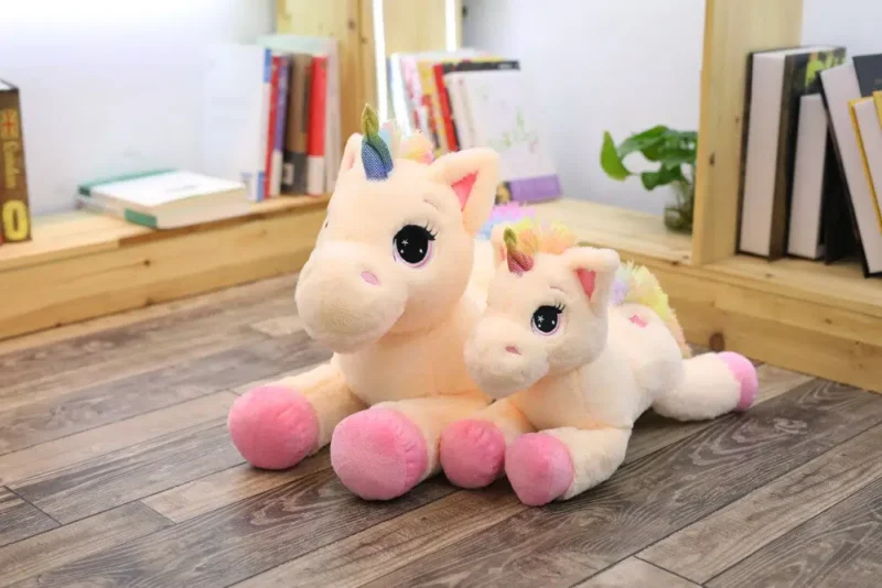 Peluche licorne arc-en-ciel toute douce – Image 2