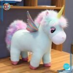 Peluche licorne bleue trop mignonne