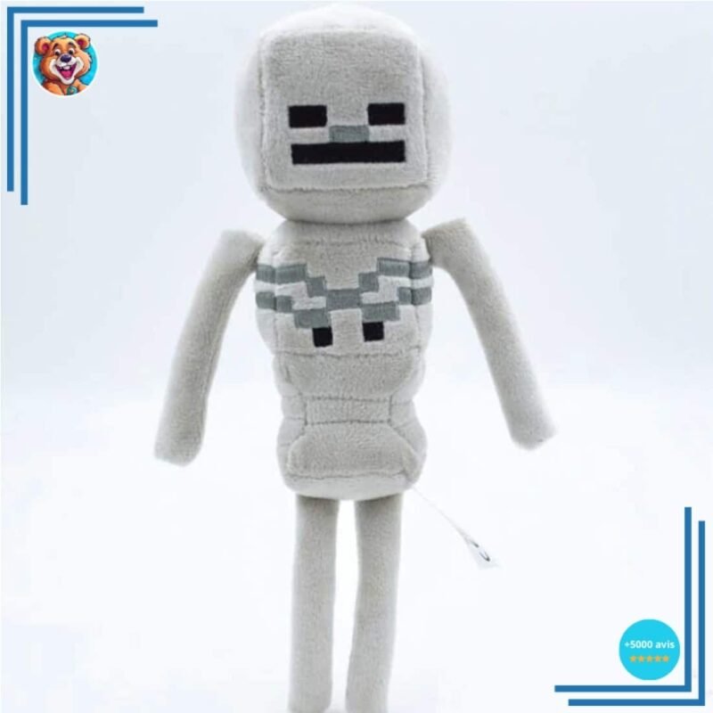 Peluche squelette Minecraft
