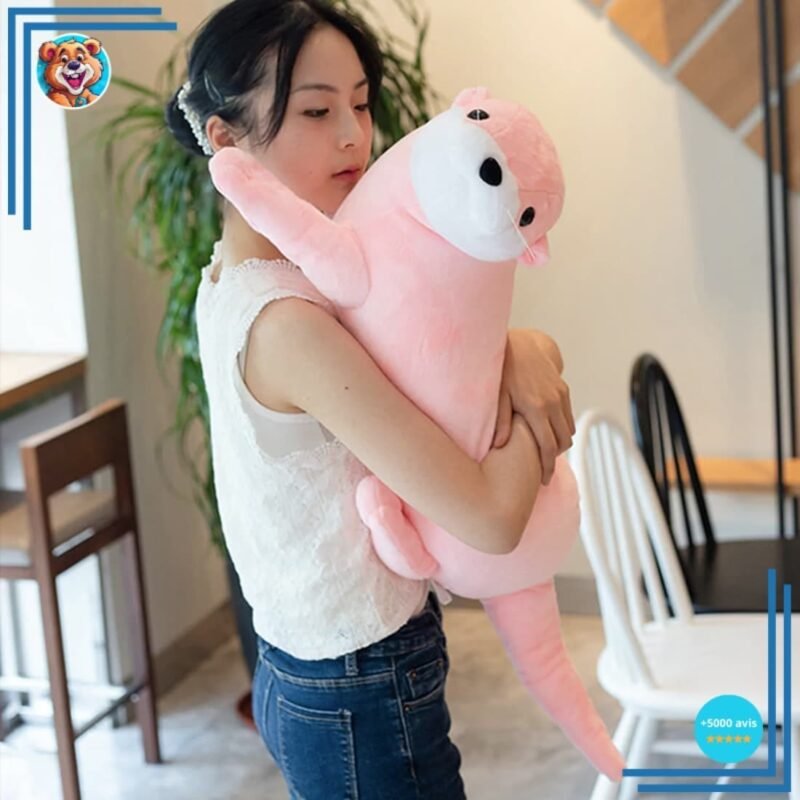 Peluche loutre rose – Image 5