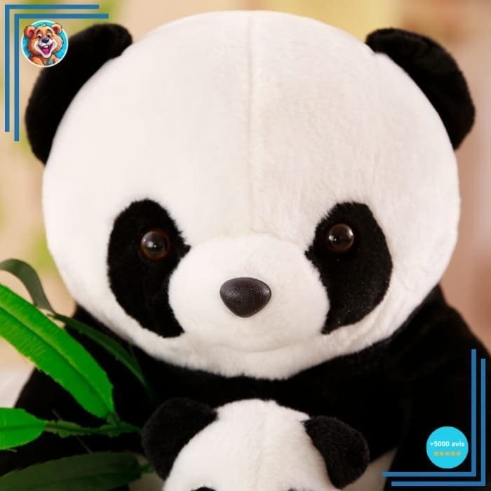 Peluche maman et bébé panda – Image 3