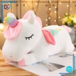Peluche merveilleuse licorne Blanche