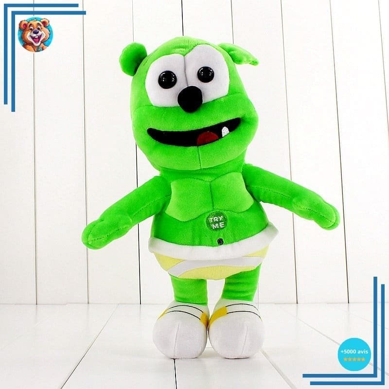 Peluche musicale verte