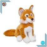 Peluche orange renard chien adorable