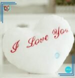 Peluche oreiller blanc I Love You