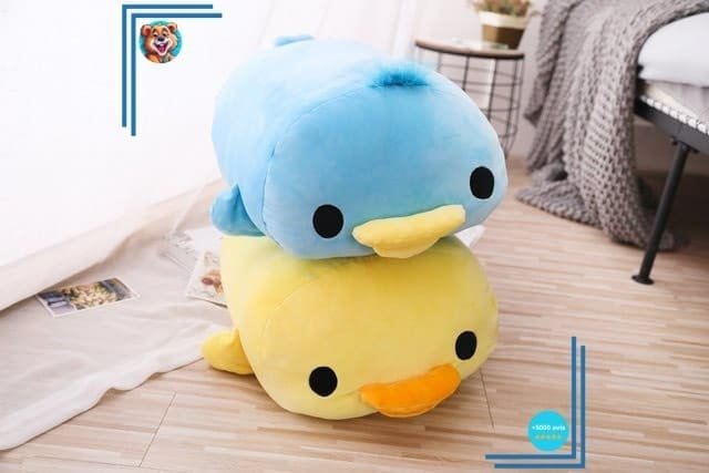 Peluche oreiller canard couché – Image 6