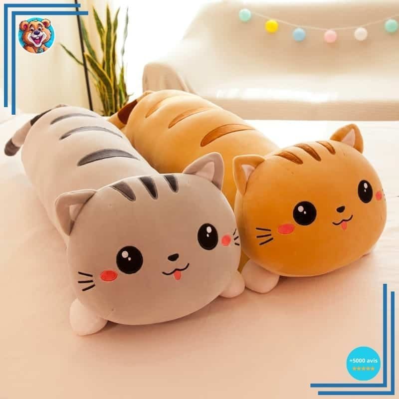 Peluche oreiller chat décoratif – Image 2