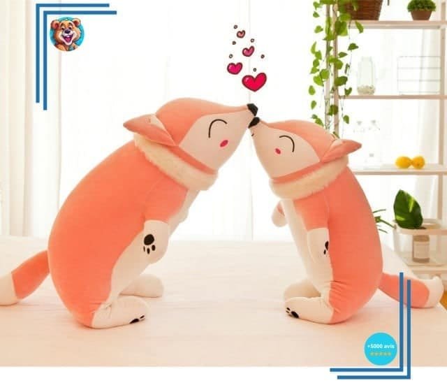 Peluche oreiller en forme de renard – Image 4