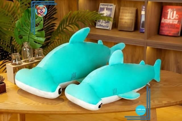 Peluche oreiller requin tête de marteau – Image 7