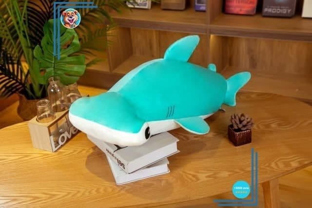 Peluche oreiller requin tête de marteau – Image 8