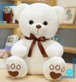 Peluche ours blanc à croquer