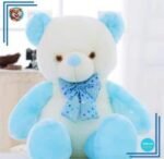 Peluche ours bleu kawaii