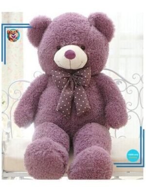 Peluche ours géant violet