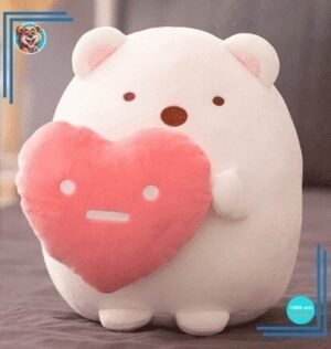 Peluche ourson coeur
