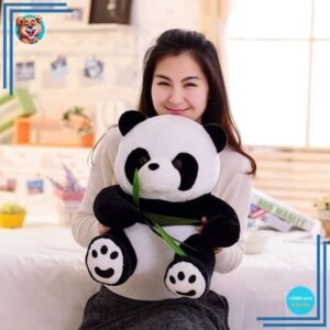 Peluche panda glouton