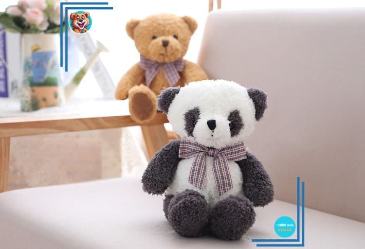 Peluche panda toute douce – Image 3