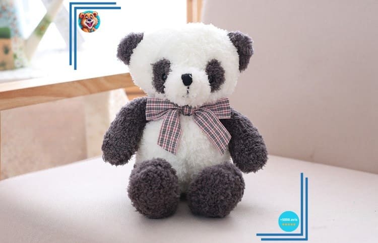 Peluche panda toute douce – Image 2