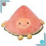 Peluche douce en forme de fruit pastèque