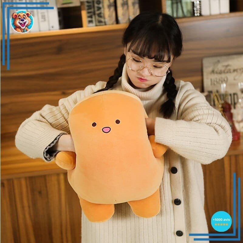 Peluche pieuvre Kirby orange – Image 5