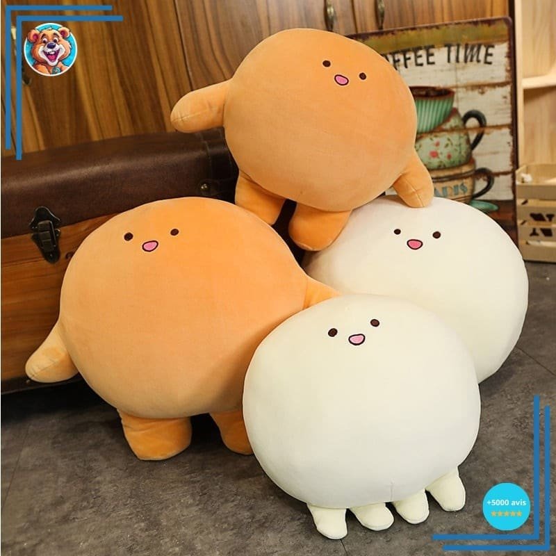 Peluche pieuvre Kirby orange – Image 2