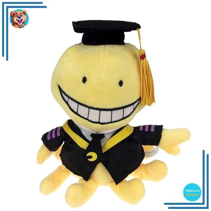 Peluche pieuvre diplômée