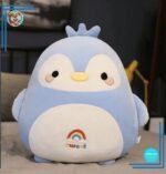 Peluche pingouin arc-en-ciel