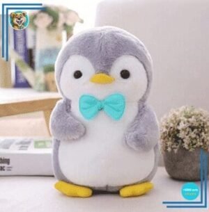 Peluche pingouin nœud papillon