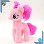 Peluche poupée licorne rose