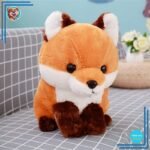 Peluche renard mignonne marron Kawaii