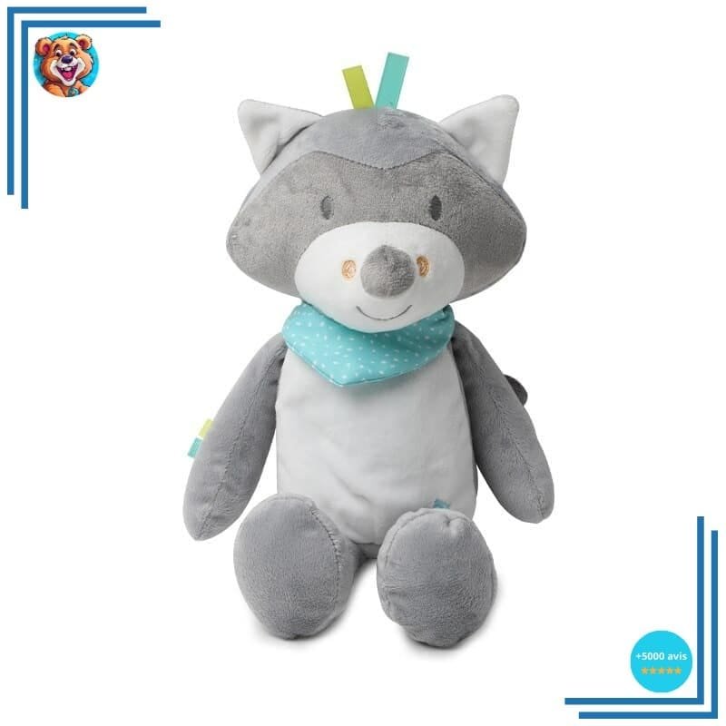 Peluche renard veilleuse musicale