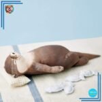 Peluche trousse loutre