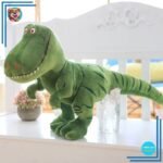 Peluche tyrannosaure adorable verte