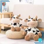 Peluche vache tachetée