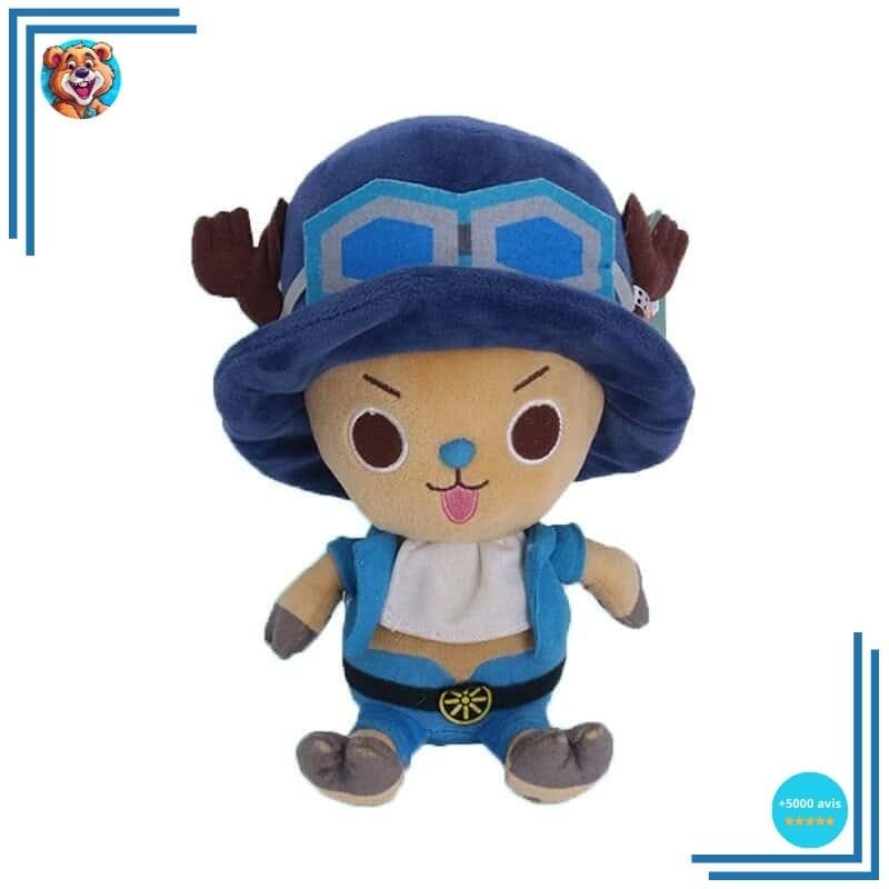 Petite peluche Chopper One piece bleu