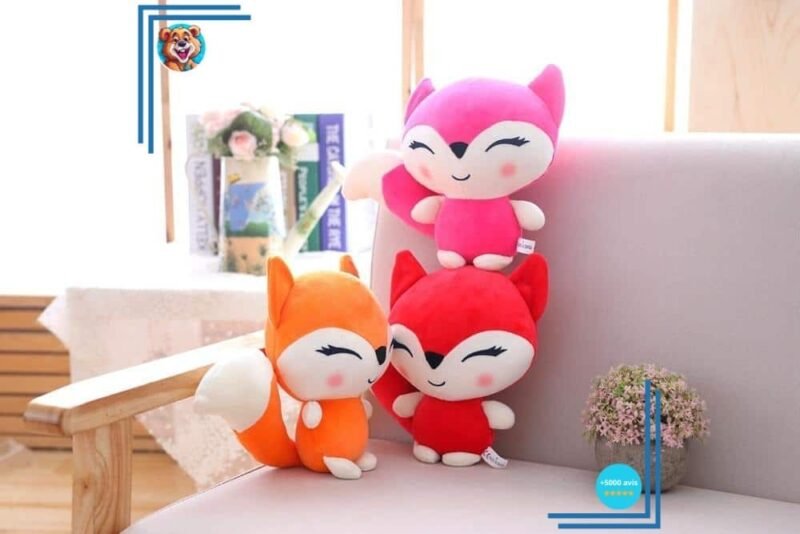 Petite peluche renard kawaii rouge trop mignonne – Image 3