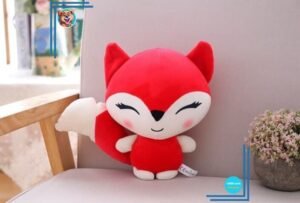 Petite peluche renard kawaii rouge trop mignonne