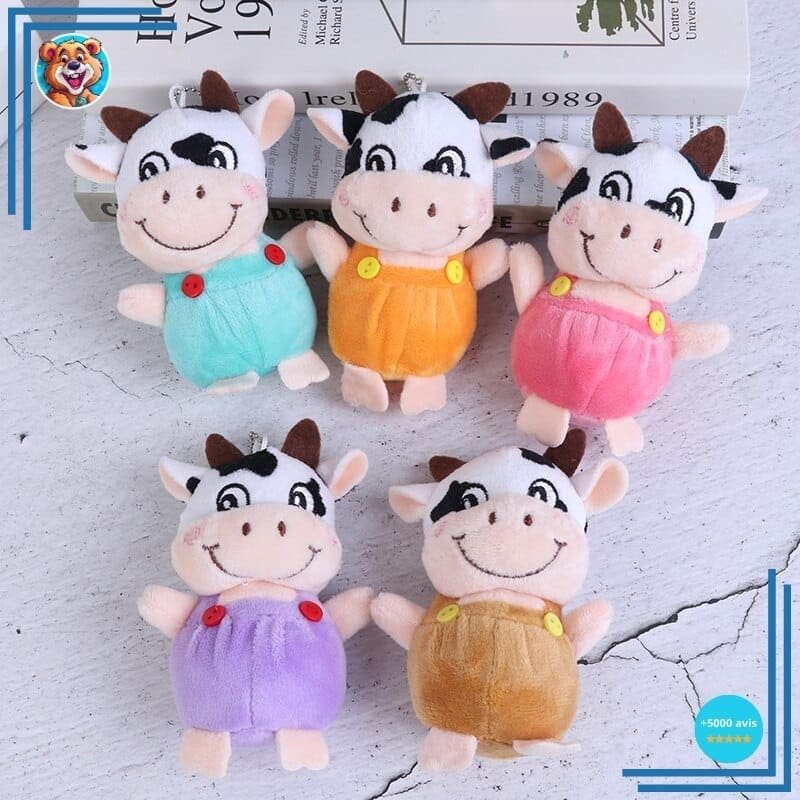 Peluche petite vache porte-clés – Image 2