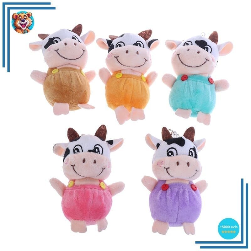 Peluche petite vache porte-clés – Image 4