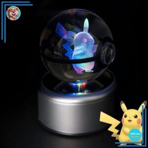 Pokéball Lumineuse en Cristal Pokémon
