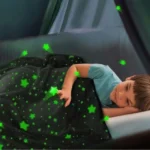 Plaid fluorescent étoiles lumineuses