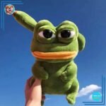 Peluche grenouille Pikachu