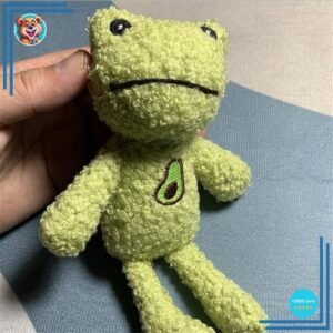 Peluche grenouille avec avocat