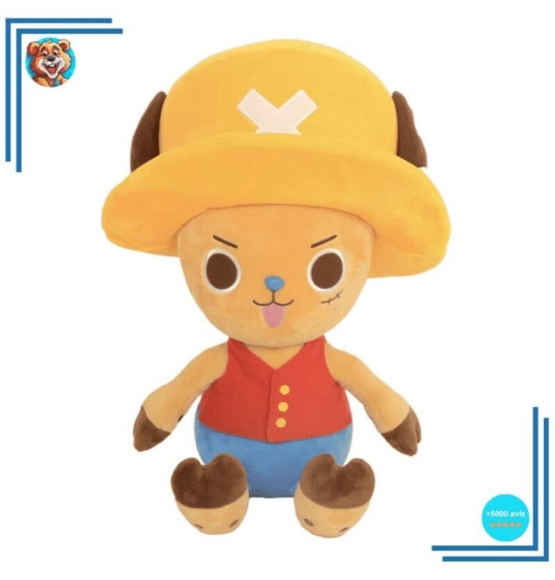 Poupée en peluche Chopper One Piece jaune