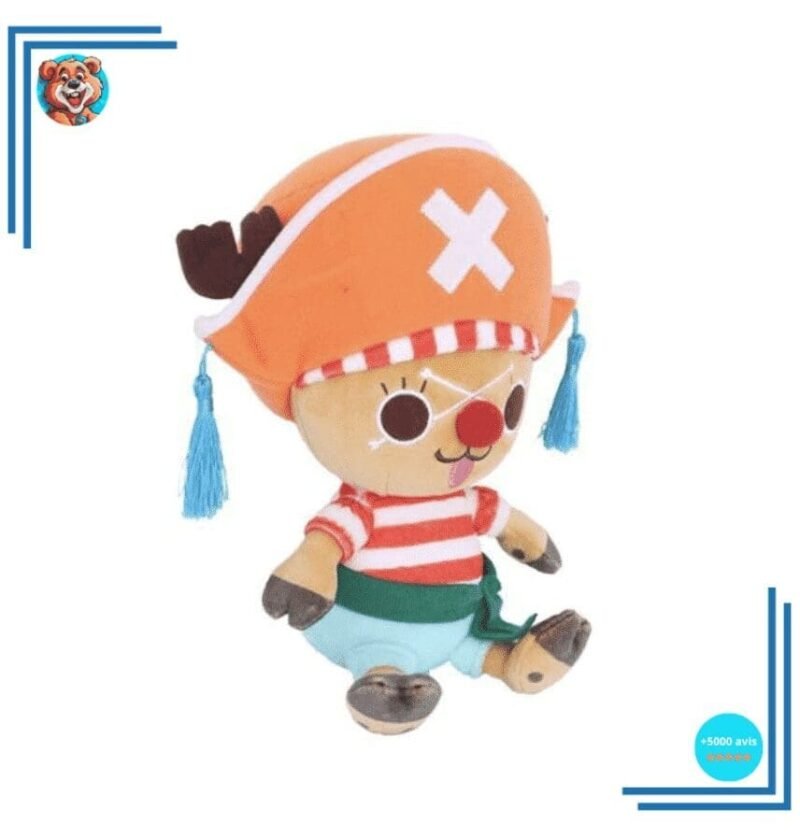 Poupée en peluche Chopper pirate rigolo One Piece