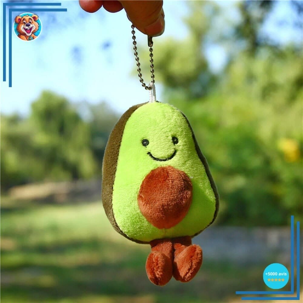 Peluche avocat porte-clés – Image 3